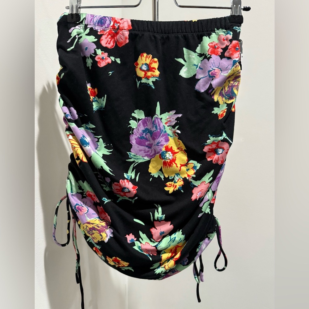 WAYF Floral Ruched Tube Top – Size S